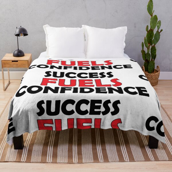 Item preview, success fuels confidence designed and sold by Positive Mindzet!.