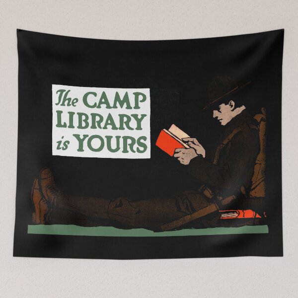 Item preview, World War I Camp Library 1917 Military  designed and sold by Pixelchicken.