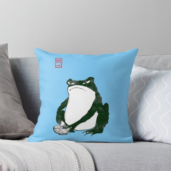 Item preview, Angry Matcha Tea Japanese Frog Toad 19th Century designed and sold by Pixelchicken.