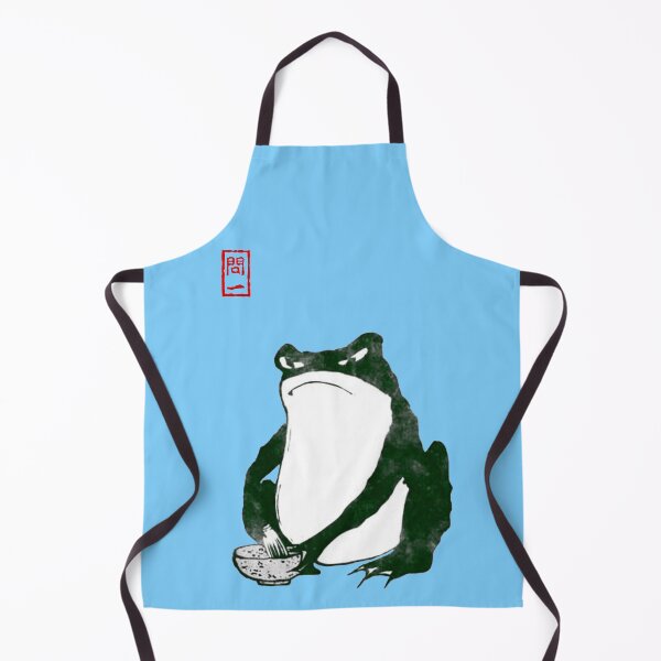 Item preview, Angry Matcha Tea Japanese Frog Toad 19th Century designed and sold by Pixelchicken.