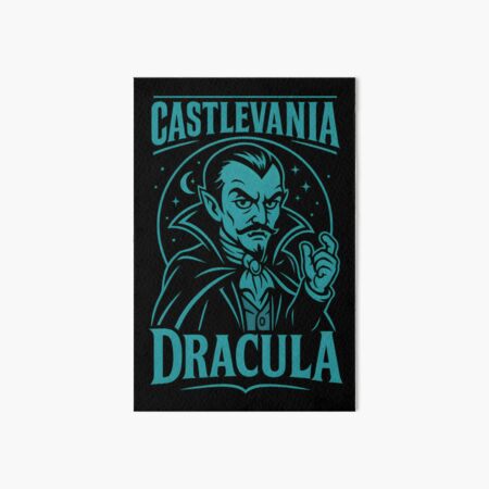 Artikel-Vorschau von Dracula | Kinderfreundlicher Castlevania-Cartoon-Stil | Hellblauer Vampirkönig | Niedliches Design im Anime-Stil, designt und verkauft von WAUZ.