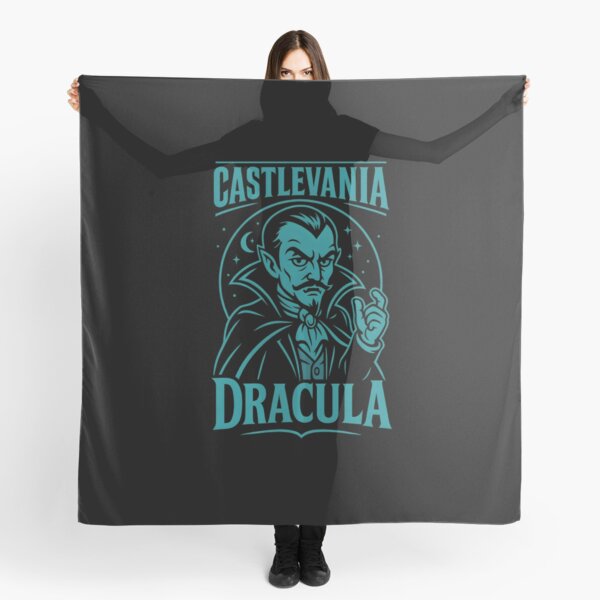 Aperçu de l'œuvre Dracula | Castlevania au style cartoon pour enfants | Roi vampire bleu clair | Design mignon inspiré des animes créée et vendue par WAUZ.