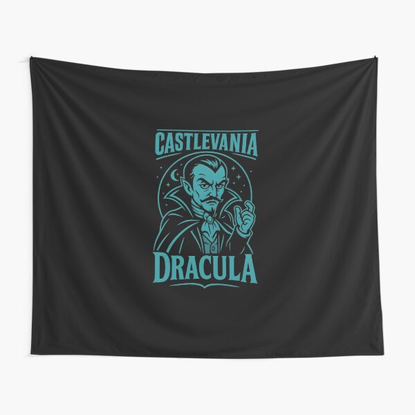 Item preview, Dracula | Kid-Friendly Castlevania Cartoon Style | Light Blue Vampire King | Anime-Inspired Cute Design designed and sold by WAUZ.