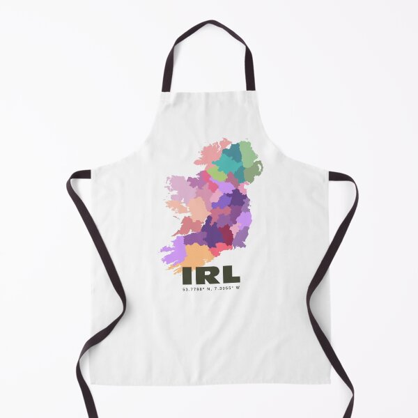 Item preview, Ireland Map Print - Colorful Ireland Region Map Wall Art designed and sold by CartoPrints.