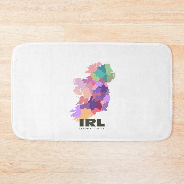 Item preview, Ireland Map Print - Colorful Ireland Region Map Wall Art designed and sold by CartoPrints.