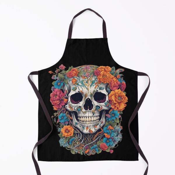 Item preview, Floral Skull Art – Gothic Botanical Skull Illustration – Dark Bloom Aesthetic designed and sold by Bawek85Designs.