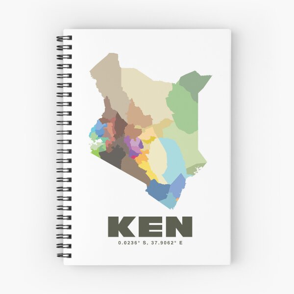 Item preview, Kenya Map Poster - Minimalist Country Map Print designed and sold by CartoPrints.