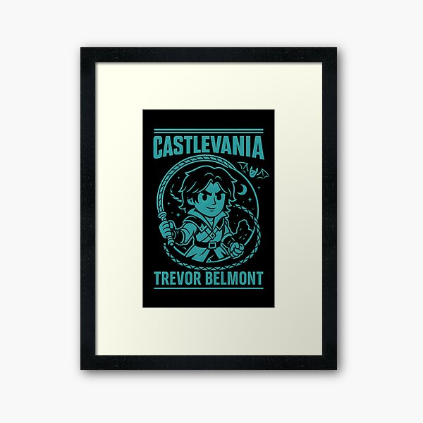 Aperçu de l'œuvre Fan art de Trevor Belmont | Castlevania pour enfants, style dessin animé Netflix | Chasseur héroïque bleu clair | Design mignon créée et vendue par WAUZ.