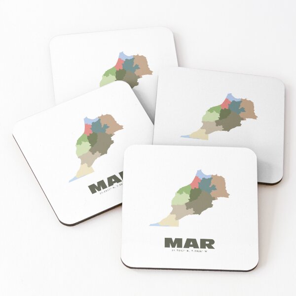 Item preview, Morocco Map Poster - Minimalist Morocco Country Map Print designed and sold by CartoPrints.