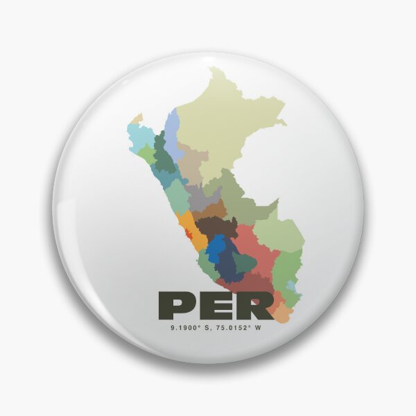 Item preview, Peru Map Poster - Minimalist Peru Country Map Print designed and sold by CartoPrints.