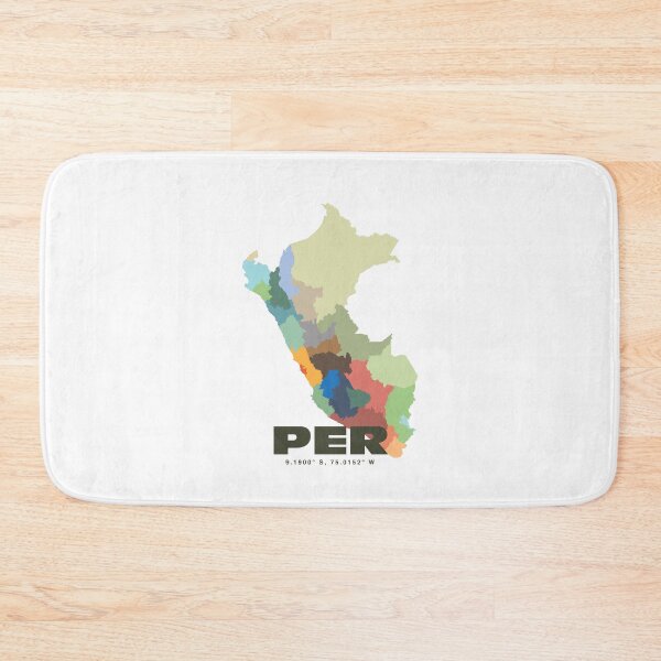 Item preview, Peru Map Poster - Minimalist Peru Country Map Print designed and sold by CartoPrints.