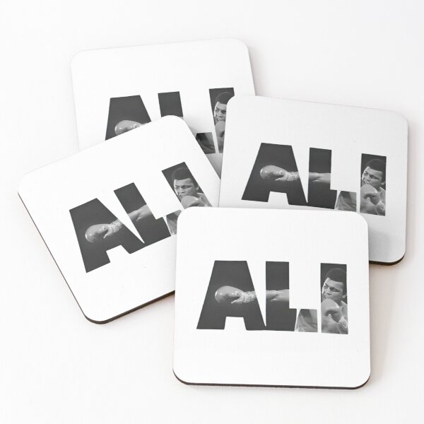 Item preview, Iconic Boxer Illustration with Bold "Ali" Text and Signature – Tribute to a Legend designed and sold by Colorful-Garden.