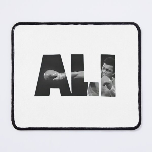 Item preview, Iconic Boxer Illustration with Bold "Ali" Text and Signature – Tribute to a Legend designed and sold by Colorful-Garden.