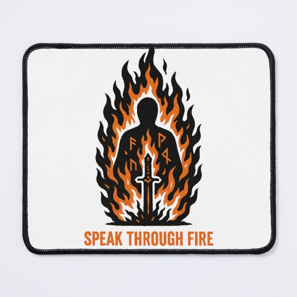 Item preview, Speak Through Fire – Flame of Transformation designed and sold by Dabis26.