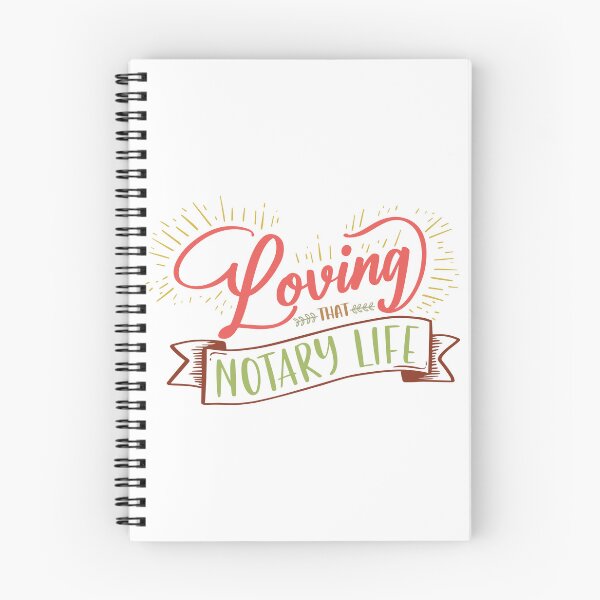 Item preview, Loving That Notary Life | Fun Hand-Lettered Career Pride Design designed and sold by NotaryLife.