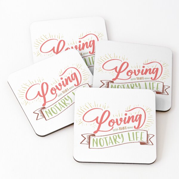 Item preview, Loving That Notary Life | Fun Hand-Lettered Career Pride Design designed and sold by NotaryLife.