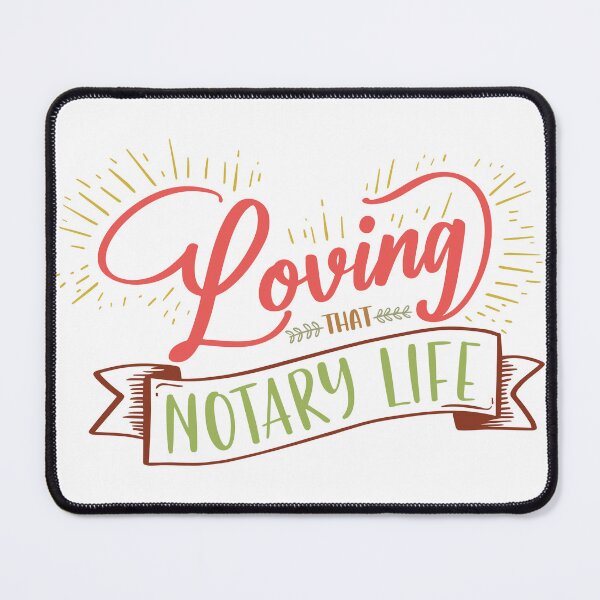 Item preview, Loving That Notary Life | Fun Hand-Lettered Career Pride Design designed and sold by NotaryLife.