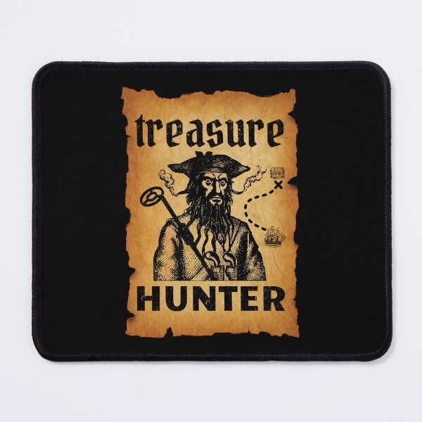 Item preview, Pirate Treasure Hunter Funny Metal Detectorist designed and sold by Anniko Art Studio.