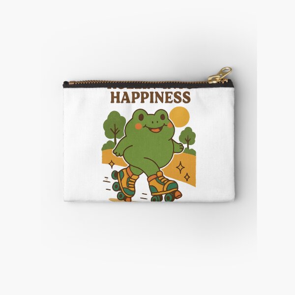 Item preview, Rollin' Into Happiness | Cute Retro Roller Skating Frog designed and sold by Designeerguy.