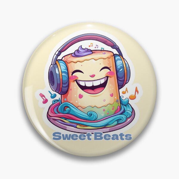 Item preview, Sweet Beats Cake Funny Music Dessert Design designed and sold by MythicCotton.
