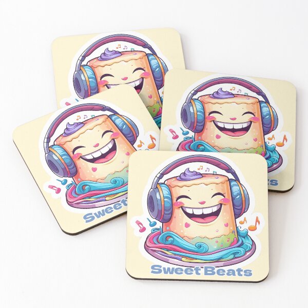 Item preview, Sweet Beats Cake Funny Music Dessert Design designed and sold by MythicCotton.