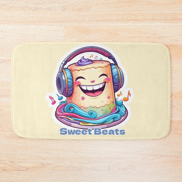 Item preview, Sweet Beats Cake Funny Music Dessert Design designed and sold by MythicCotton.