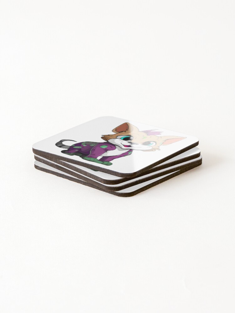 Thumbnail 4 of 5, Coasters (Set of 4), Guardian - Raloel's Creatures designed and sold by Raloel.