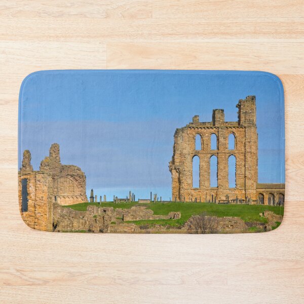 Item preview, Tynemouth Priory Ruins in Spring Sunshine designed and sold by Violaman.