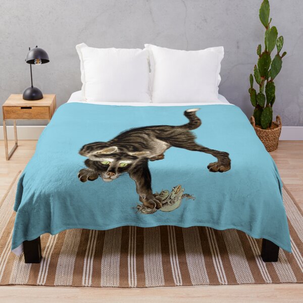 Item preview, Japanese Cat Catching a Frog designed and sold by Pixelchicken.