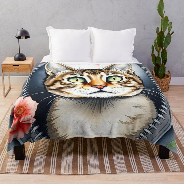 Item preview, Trendy Beautiful Cute Watercolor Art Cat Collection designed and sold by TrendyDesigne412.