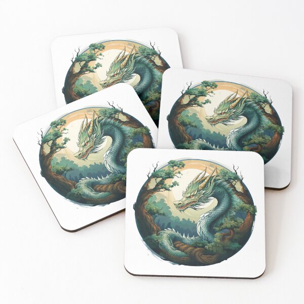 Item preview, Dragon – Sacred Lunar Guardian designed and sold by Gnome Grove.