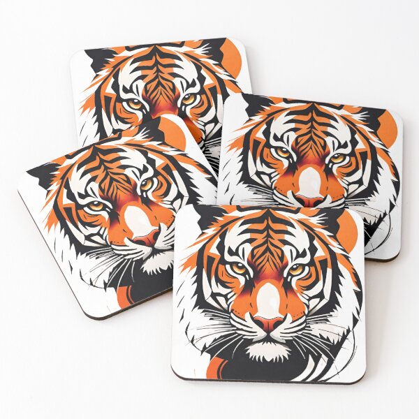 Item preview, tiger, wild cat, predator, abstraction designed and sold by DonnaBlankaArt.