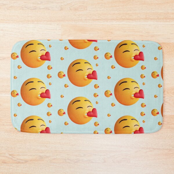 Item preview, Cute kissing smiley face with red heart emoji designed and sold by ChernivtsiSkoda.
