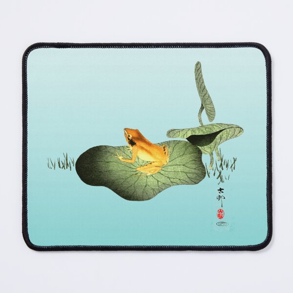 Item preview, Yellow Frog on Lotus Leaf designed and sold by Pixelchicken.