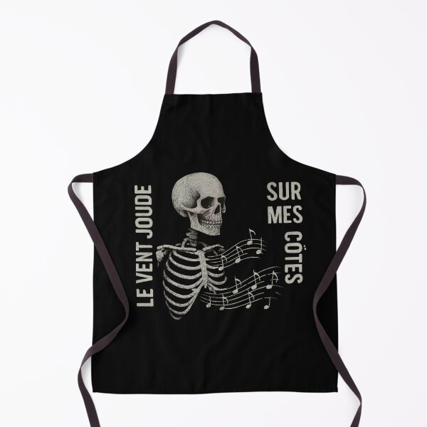 Item preview, French Skeleton Musical Quote designed and sold by ATOTI.