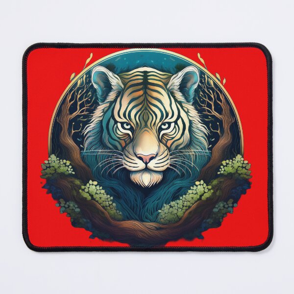 Item preview, Tiger – Sacred Lunar Guardian designed and sold by Gnome Grove.