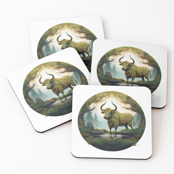 Item preview, Ox – Sacred Lunar Guardian designed and sold by Gnome Grove.