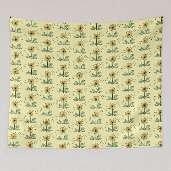 Item preview, Dandelion Block Print designed and sold by woolandbristle.
