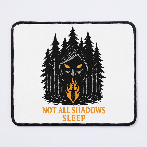 Item preview, Not All Shadows Sleep – Watcher of the Dark Woods designed and sold by Dabis26.
