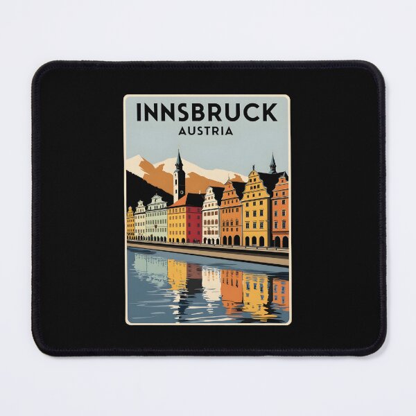 Item preview, A Vintage Travel Art of Innsbruck - Austria designed and sold by GoodOldVintage.