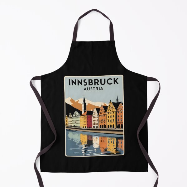 Item preview, A Vintage Travel Art of Innsbruck - Austria  designed and sold by GoodOldVintage.