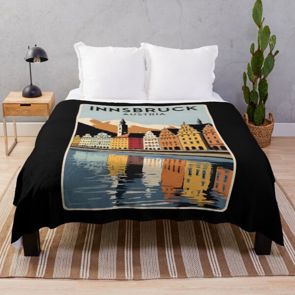 Item preview, A Vintage Travel Art of Innsbruck - Austria designed and sold by GoodOldVintage.