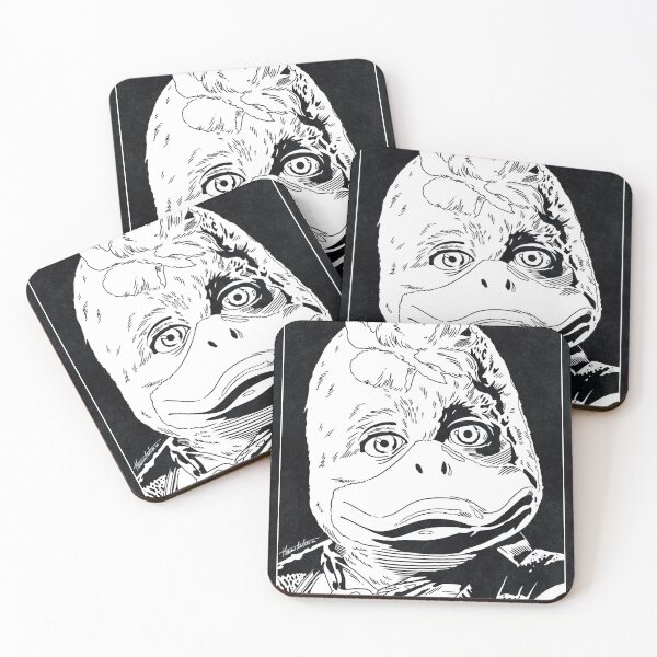 Item preview, HOWARD THE DUCK  (Black and White) designed and sold by FamousWeirdosRB.