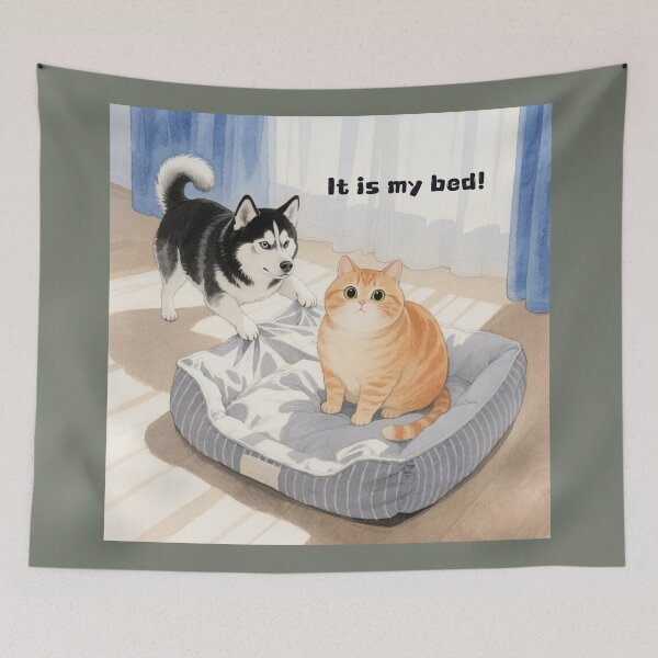 Item preview, Dog bed designed and sold by artsmeow.