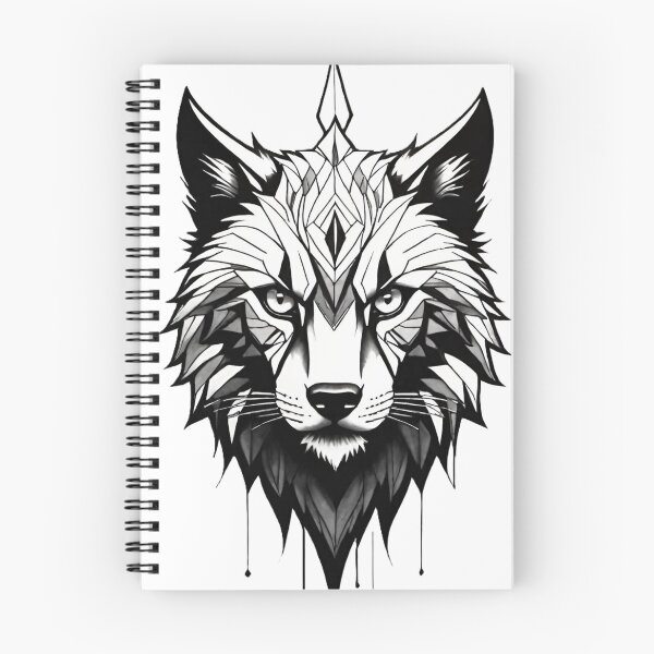Item preview, wolf, wild dog, predator, abstraction designed and sold by DonnaBlankaArt.