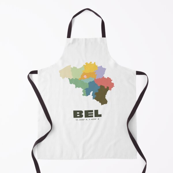 Item preview, Belgium Map - Colorful Belgium Map Print designed and sold by CartoPrints.
