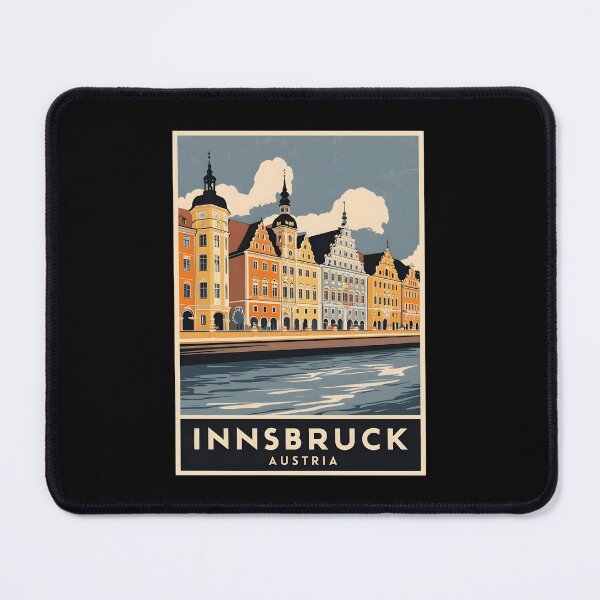 Item preview, A Vintage Travel Art of Innsbruck - Austria designed and sold by GoodOldVintage.