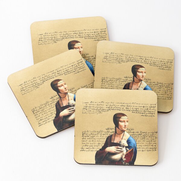 Item preview, Leonardo da Vinci Lady with Ermine designed and sold by Pixelchicken.