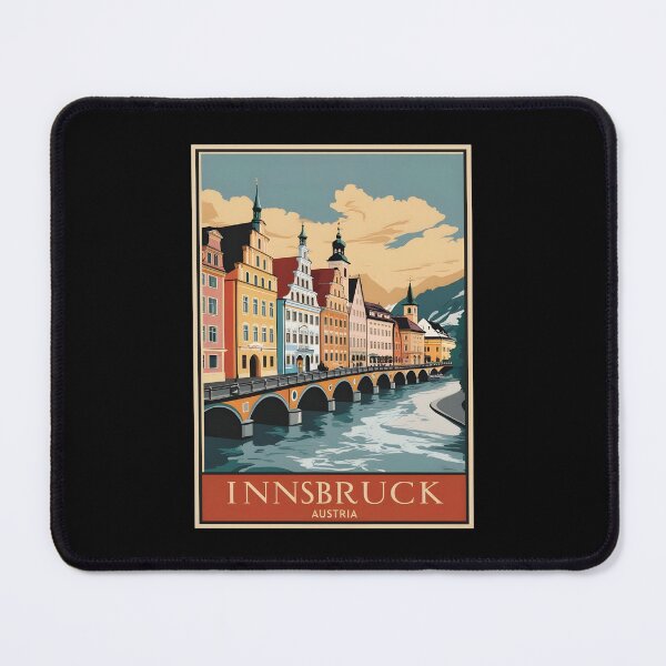 Item preview, A Vintage Travel Art of Innsbruck - Austria designed and sold by GoodOldVintage.