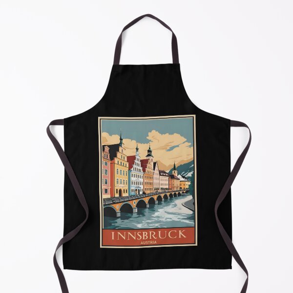 Item preview, A Vintage Travel Art of Innsbruck - Austria  designed and sold by GoodOldVintage.